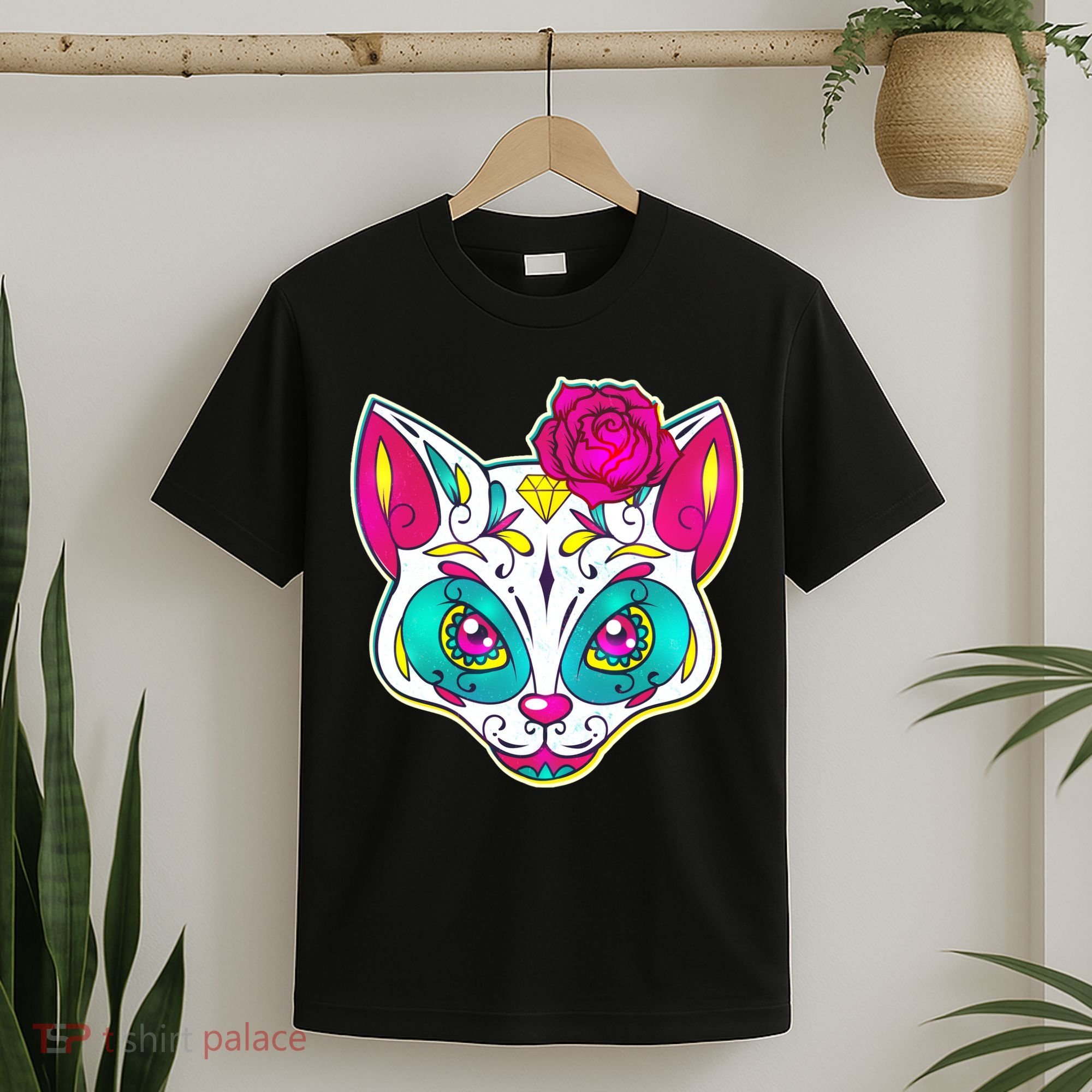 Sugar Skull Cat T-Shirt