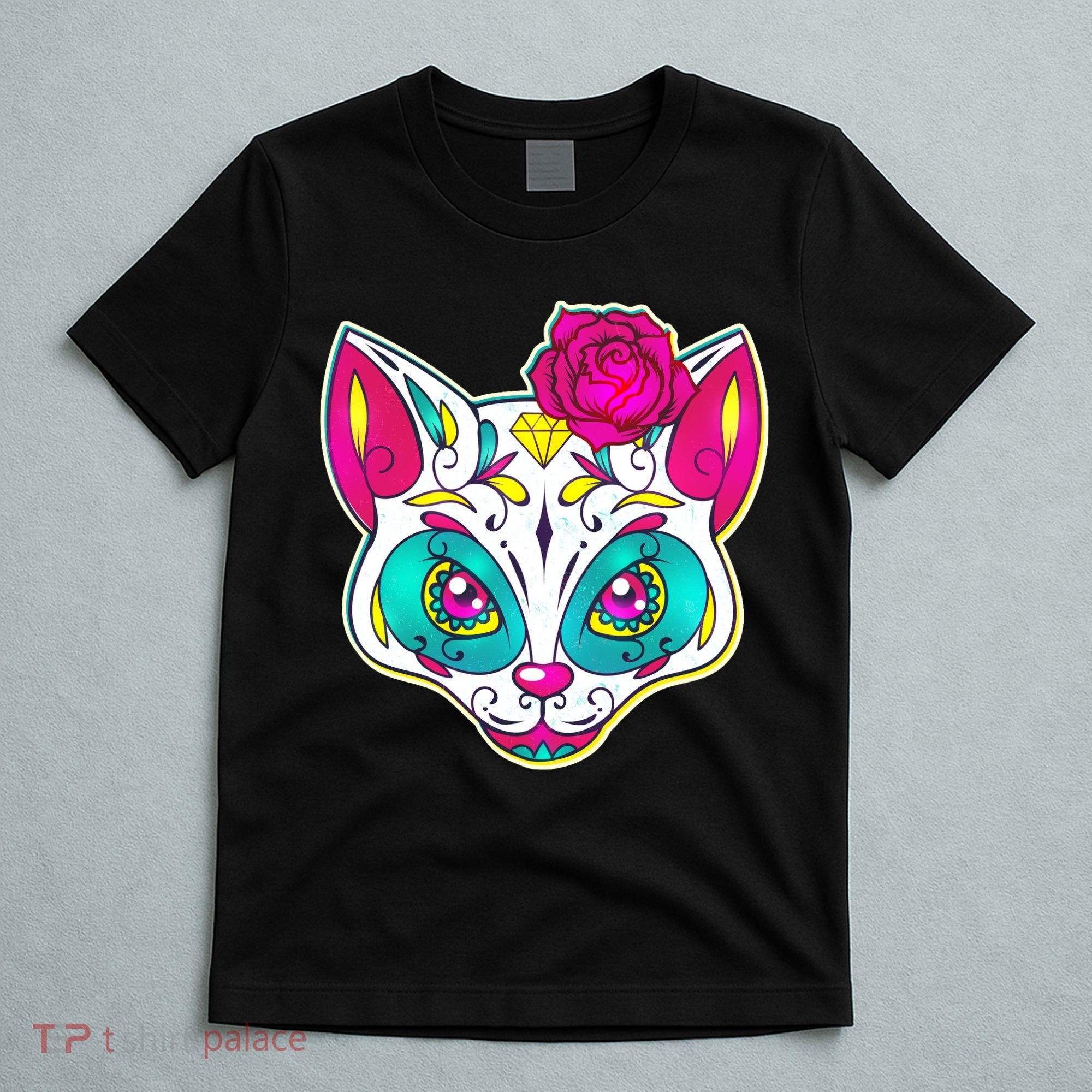 Sugar Skull Cat T-Shirt