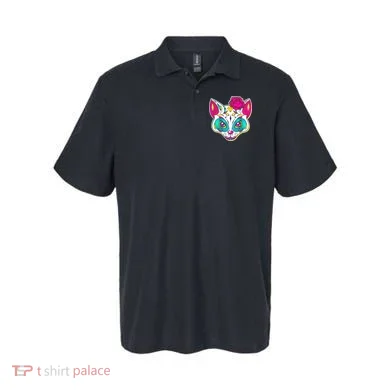 Sugar Skull Cat Polo