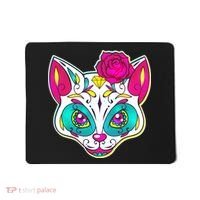 Sugar Skull Cat Mousepad thumb 0