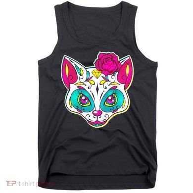 Sugar Skull Cat Tank Top