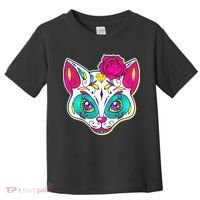 Sugar Skull Cat Toddler T-Shirt thumb 0
