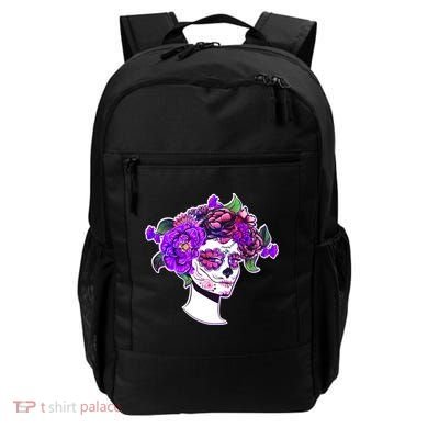 Sugar Skull Flower Girl Backpack