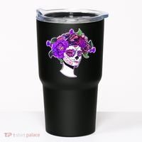 Sugar Skull Flower Girl Tumbler thumb 0