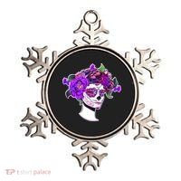 Sugar Skull Flower Girl Ornament thumb 0