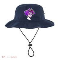 Sugar Skull Flower Girl Bucket Hat thumb 0