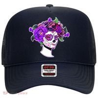 Sugar Skull Flower Girl Hat thumb 0