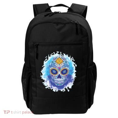 Sugar Skull Watercolor Backpack