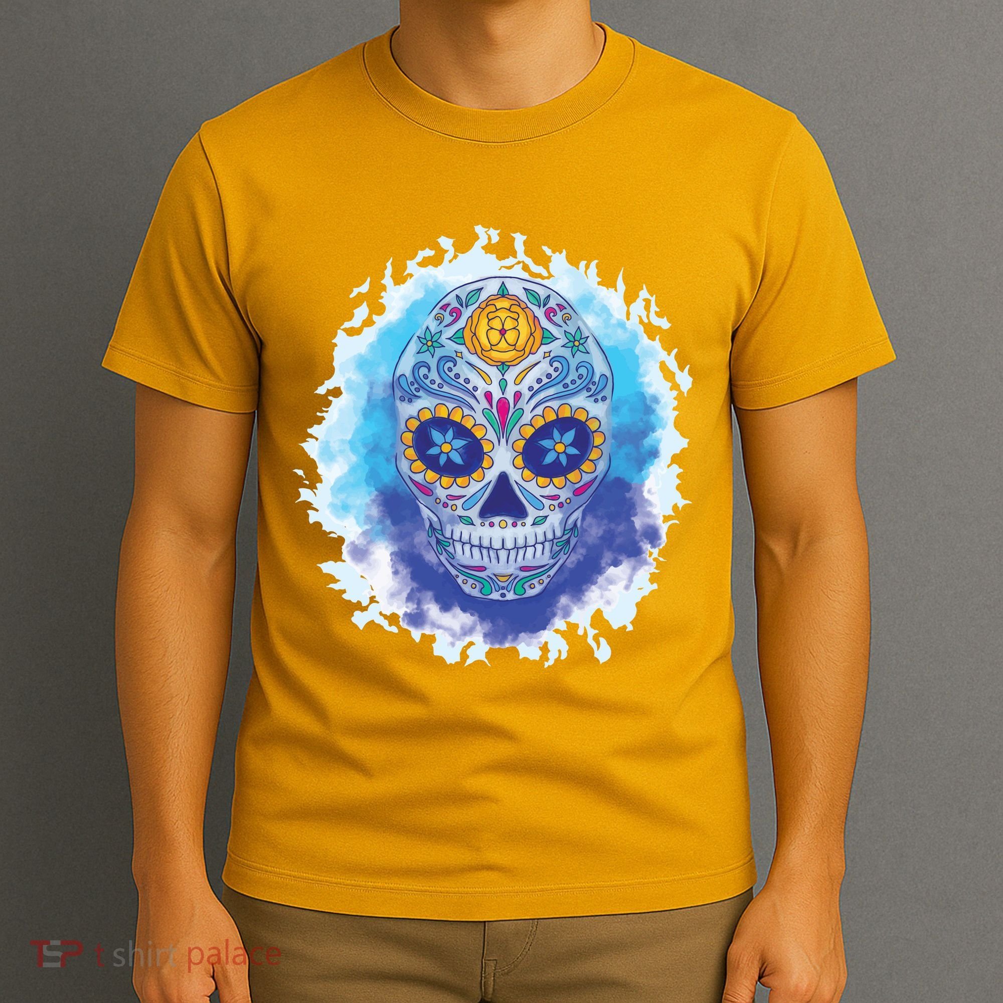 Sugar Skull Watercolor T-Shirt
