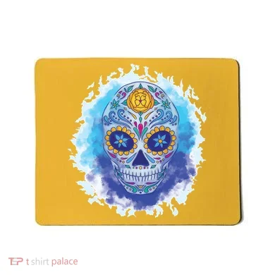 Sugar Skull Watercolor Mousepad