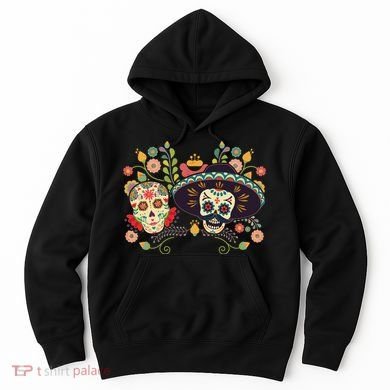 Sugar Skulls Day of the Dead Hoodie