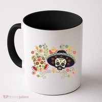 Sugar Skulls Day of the Dead Coffee Mug thumb 0