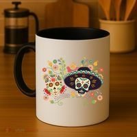 Sugar Skulls Day of the Dead Coffee Mug thumb 4