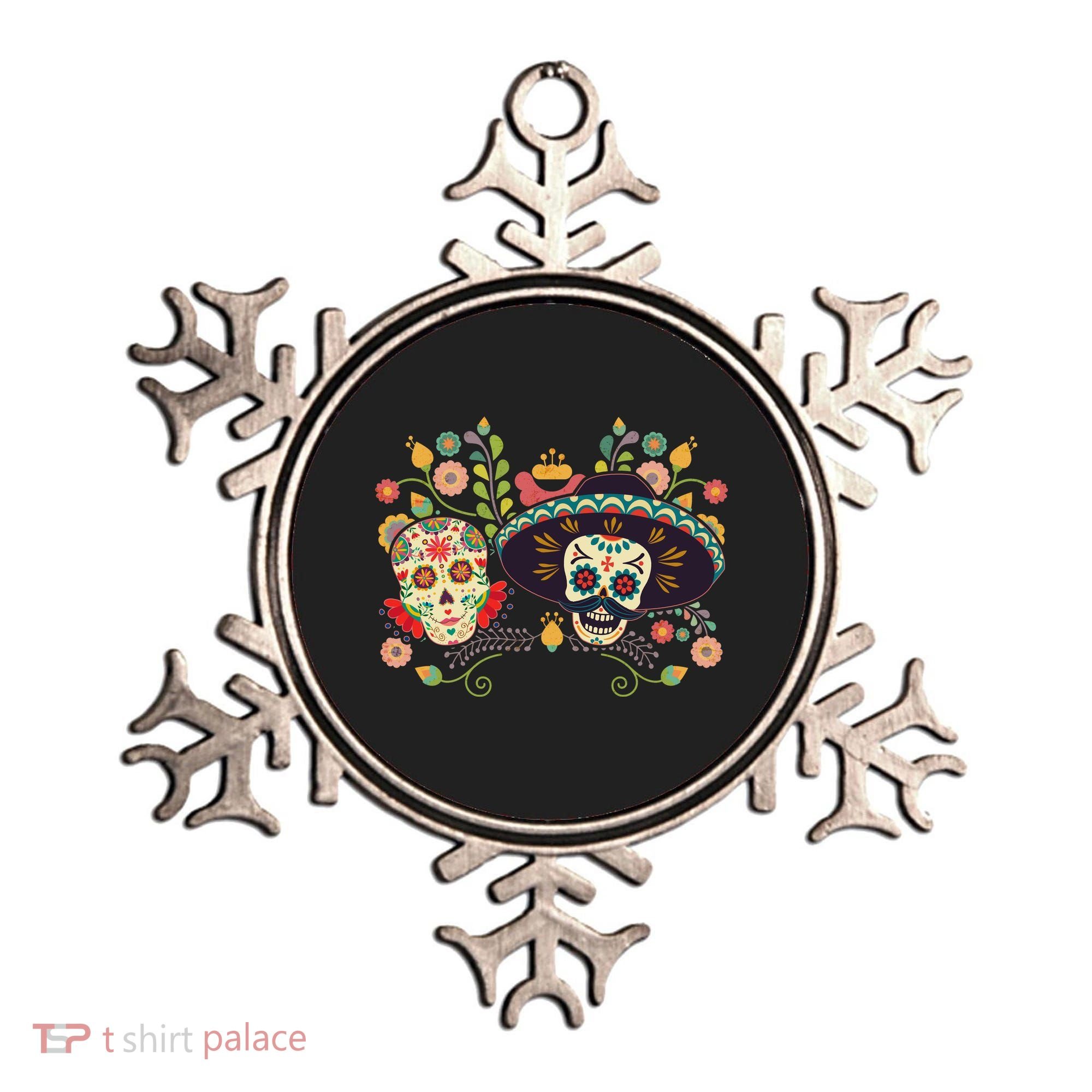 Sugar Skulls Day of the Dead Ornament