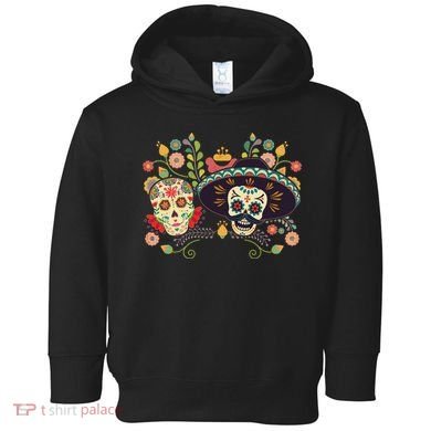Sugar Skulls Day of the Dead Toddler Hoodie