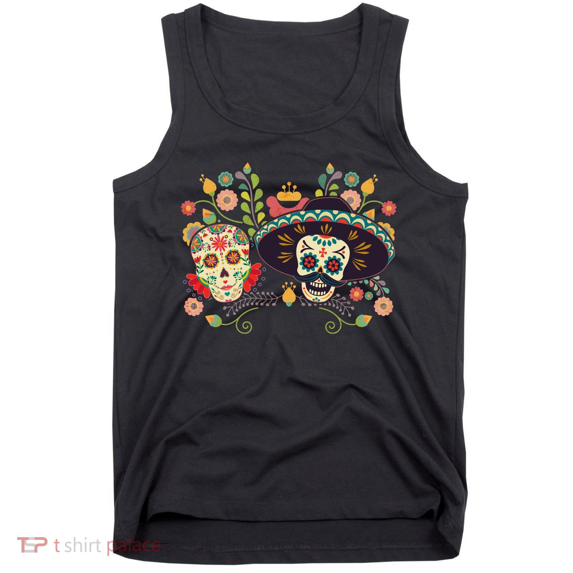 Sugar Skulls Day of the Dead Tank Top