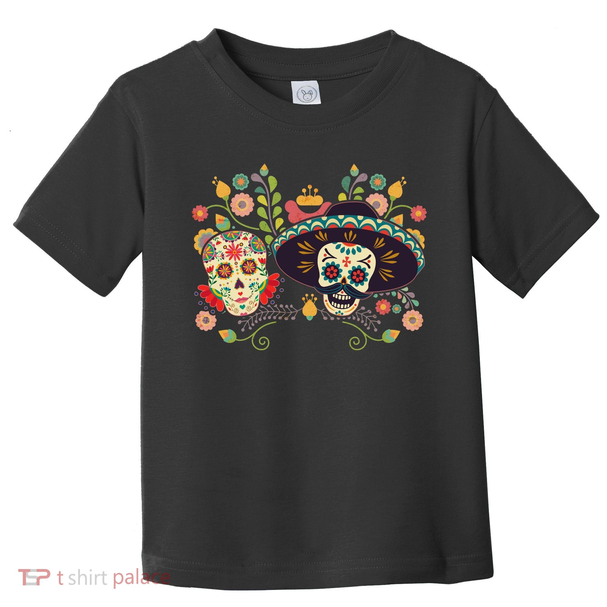 Sugar Skulls Day of the Dead Toddler T-Shirt