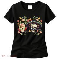 Sugar Skulls Day of the Dead Women's T-Shirt thumb 0