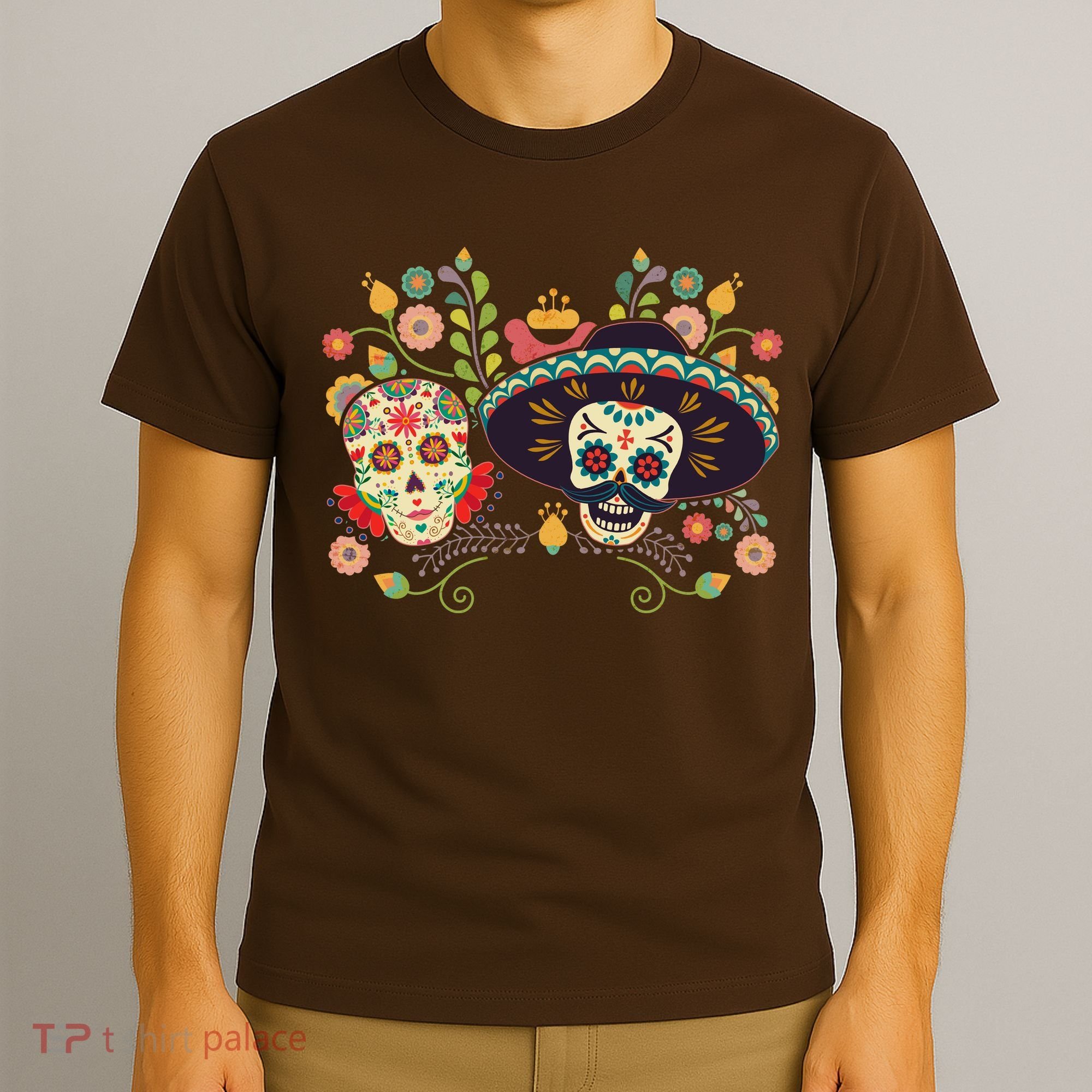 Sugar Skulls Day of the Dead T-Shirt