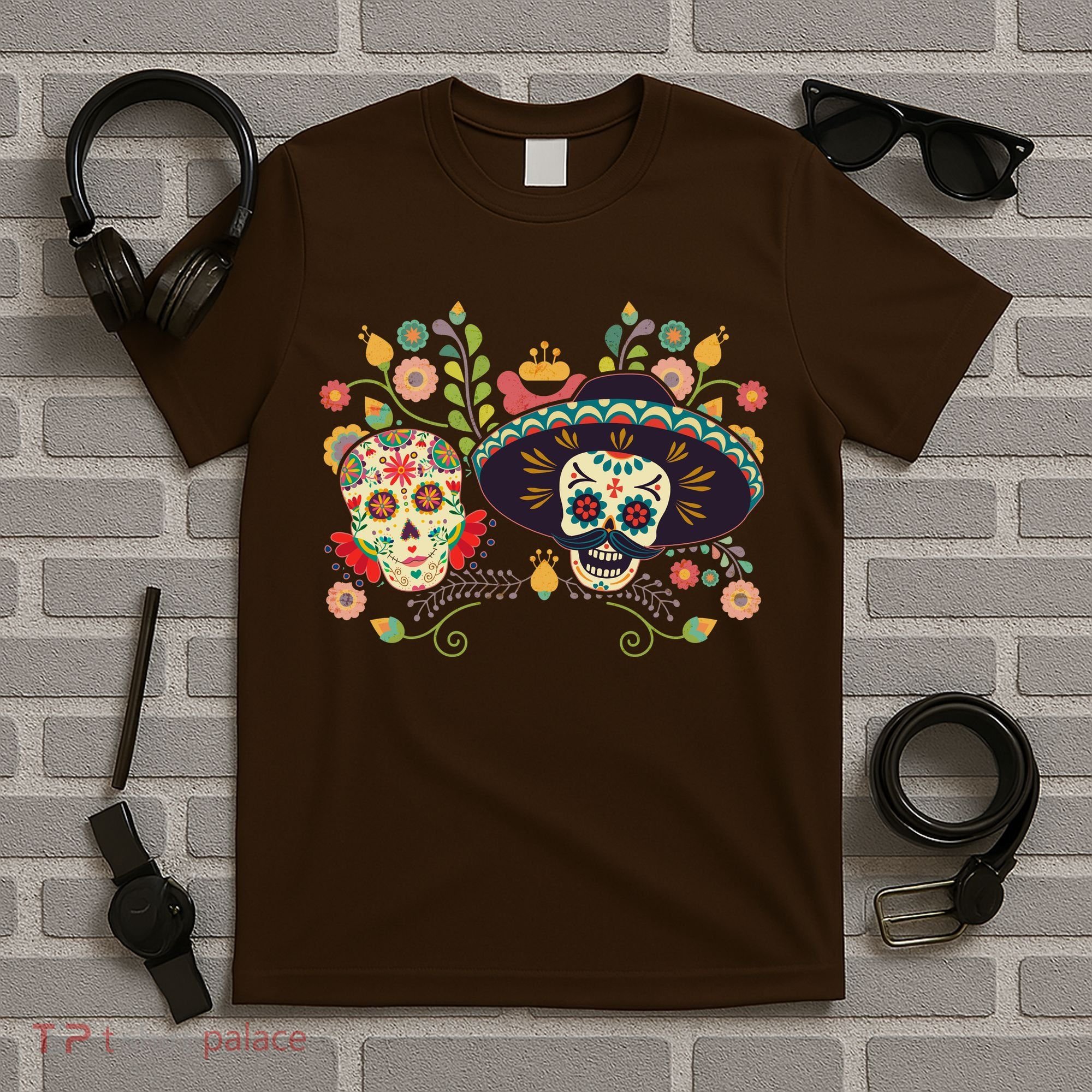 Sugar Skulls Day of the Dead T-Shirt
