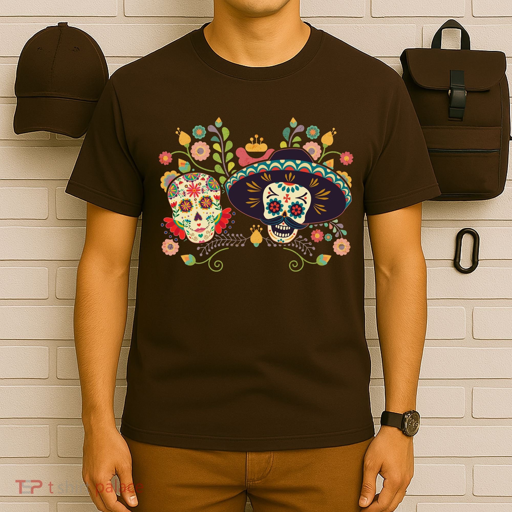 Sugar Skulls Day of the Dead T-Shirt
