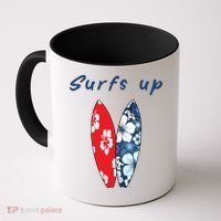 Surfs Up Hawaiian Style Coffee Mug thumb 0