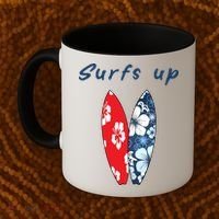 Surfs Up Hawaiian Style Coffee Mug thumb 2