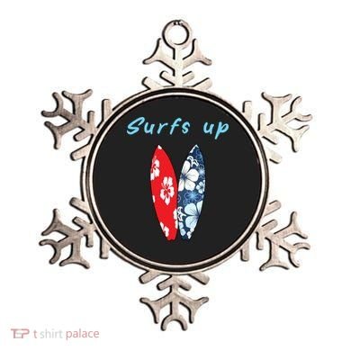 Surfs Up Hawaiian Style Ornament