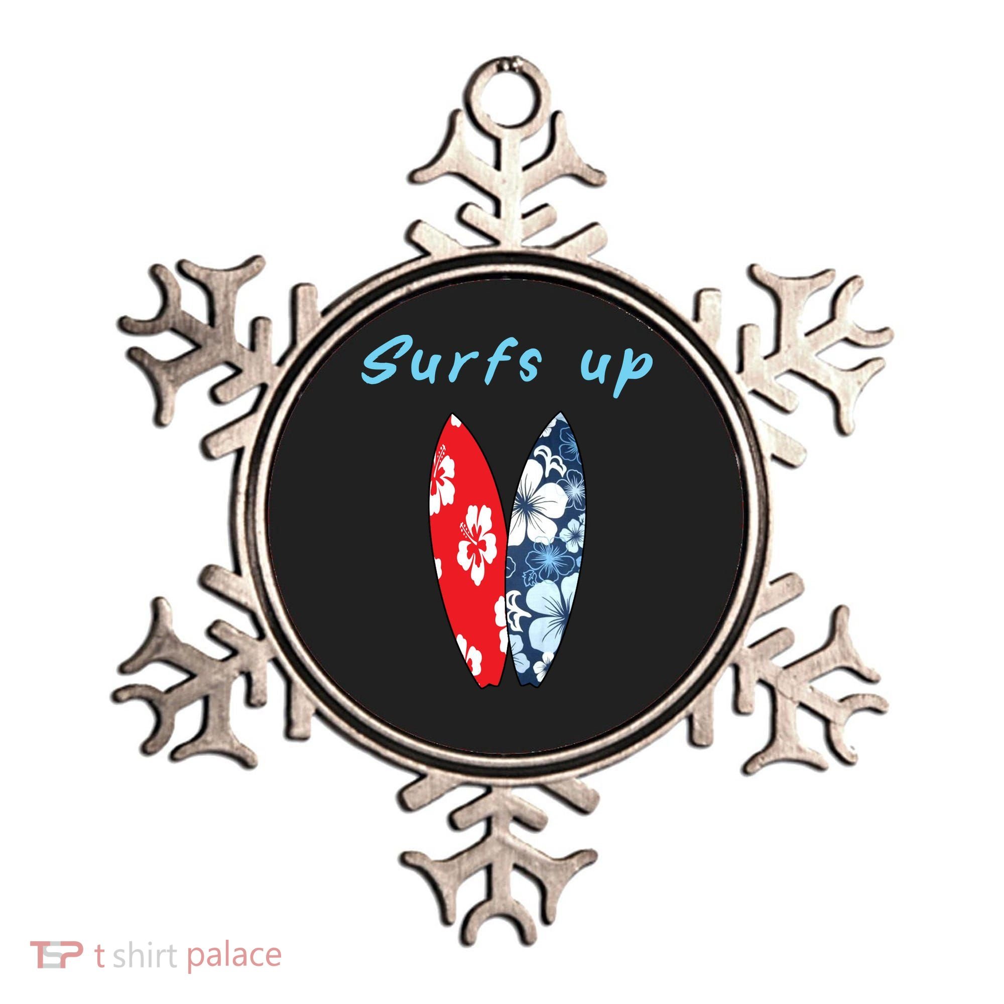 Surfs Up Hawaiian Style Ornament