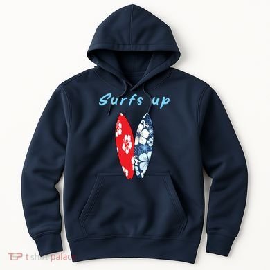 Surfs Up Hawaiian Style Hoodie