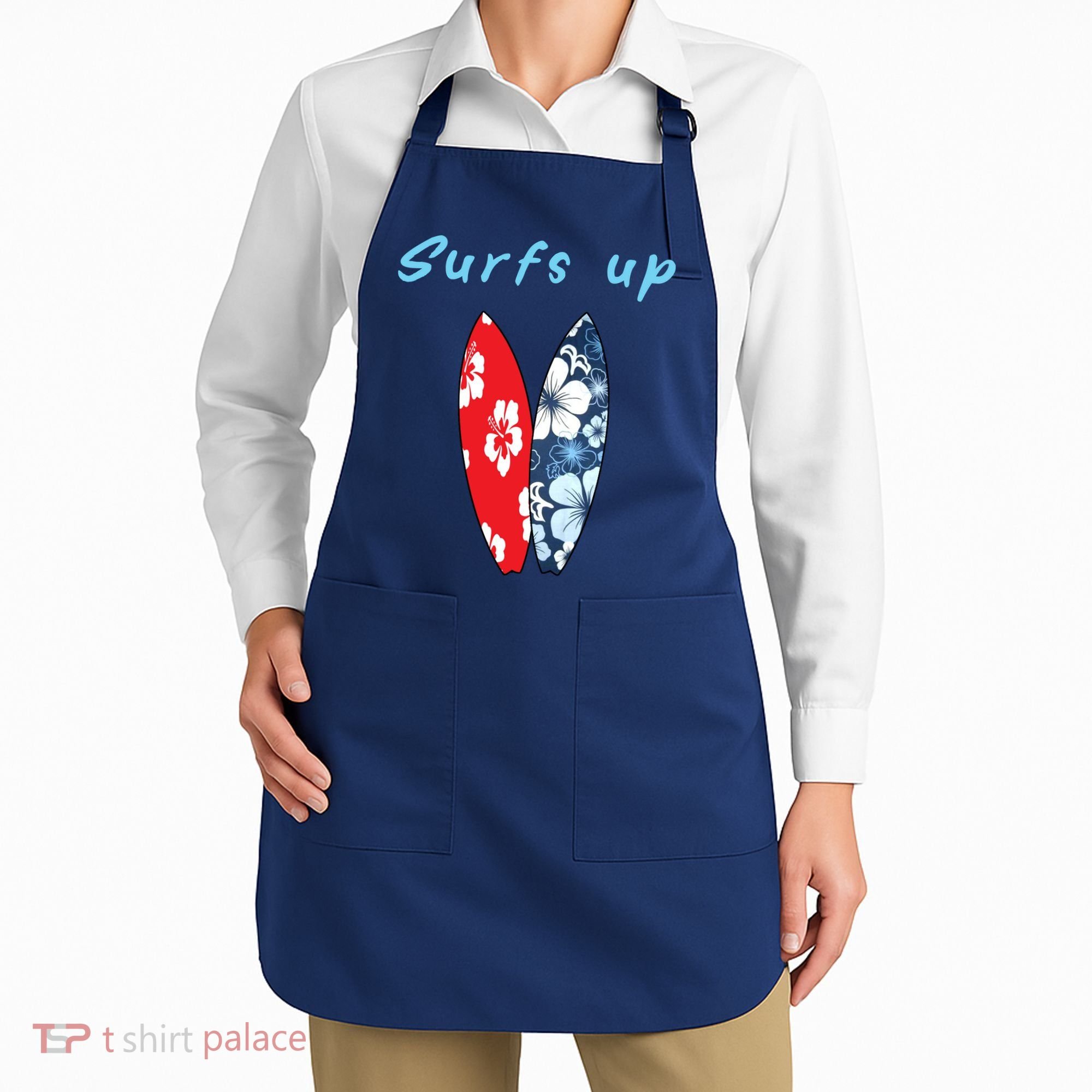Surfs Up Hawaiian Style Apron