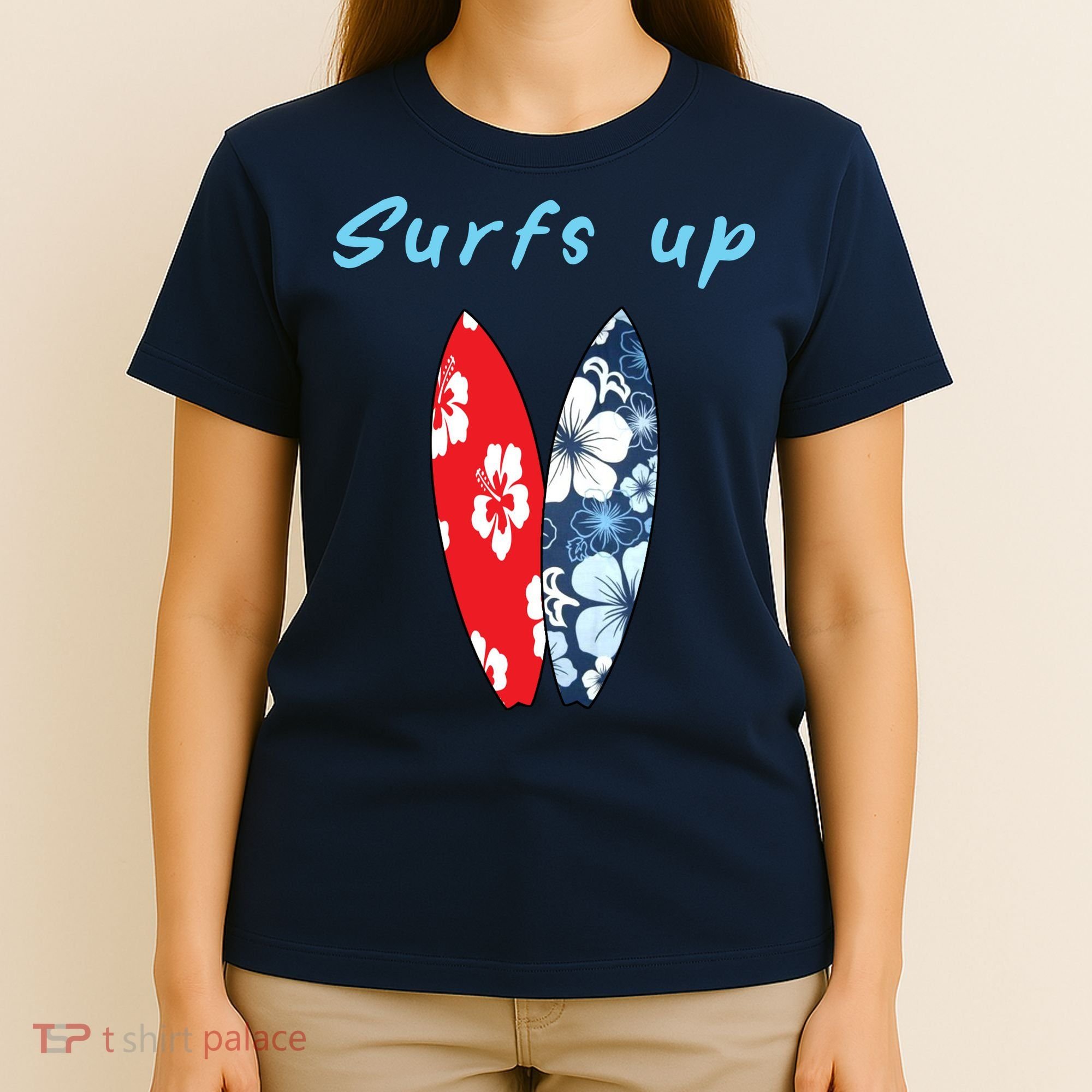 Surfs Up Hawaiian Style T-Shirt