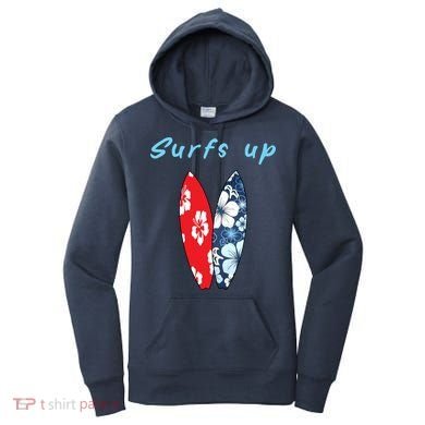 Surfs Up Hawaiian Style Women's Hoodie