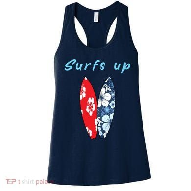 Surfs Up Hawaiian Style Women's Tank Top