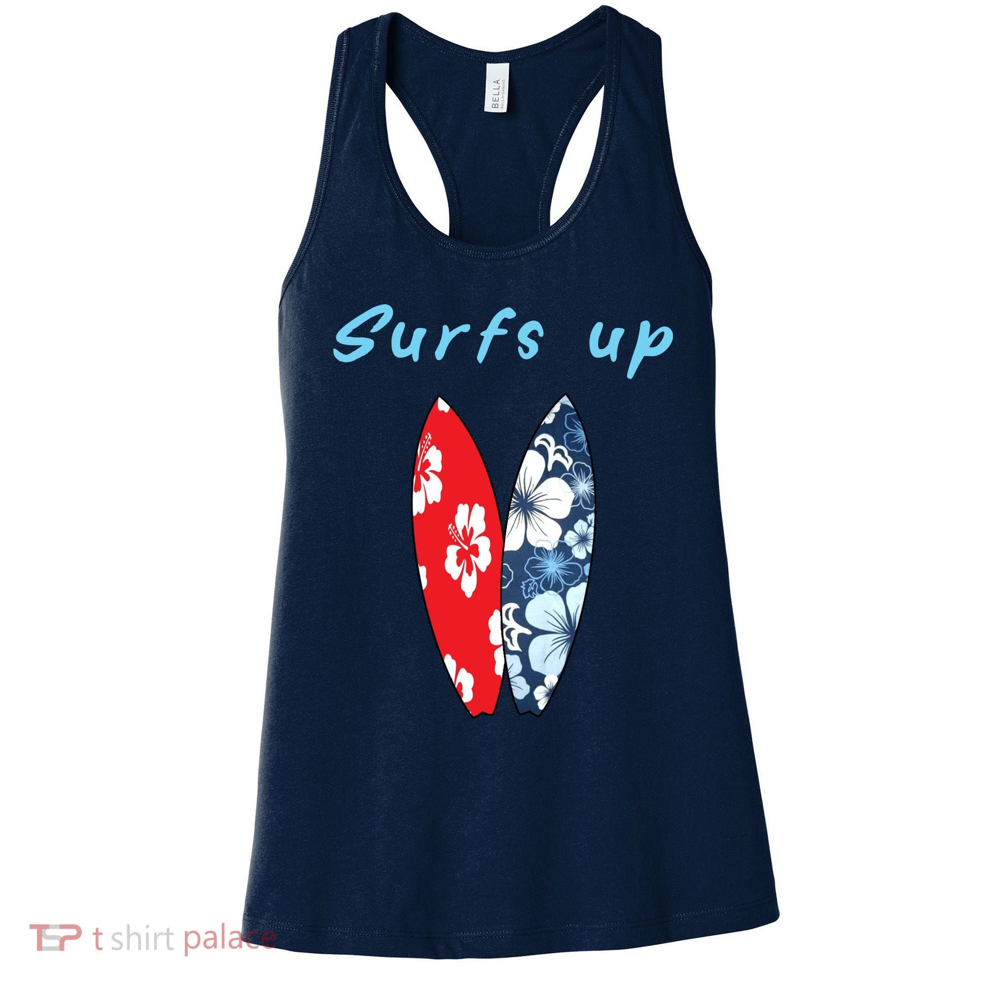 Surfs Up Hawaiian Style Women's Tank Top
