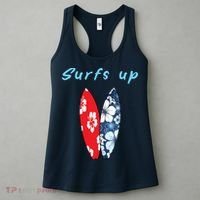 Surfs Up Hawaiian Style Women's Tank Top thumb 3
