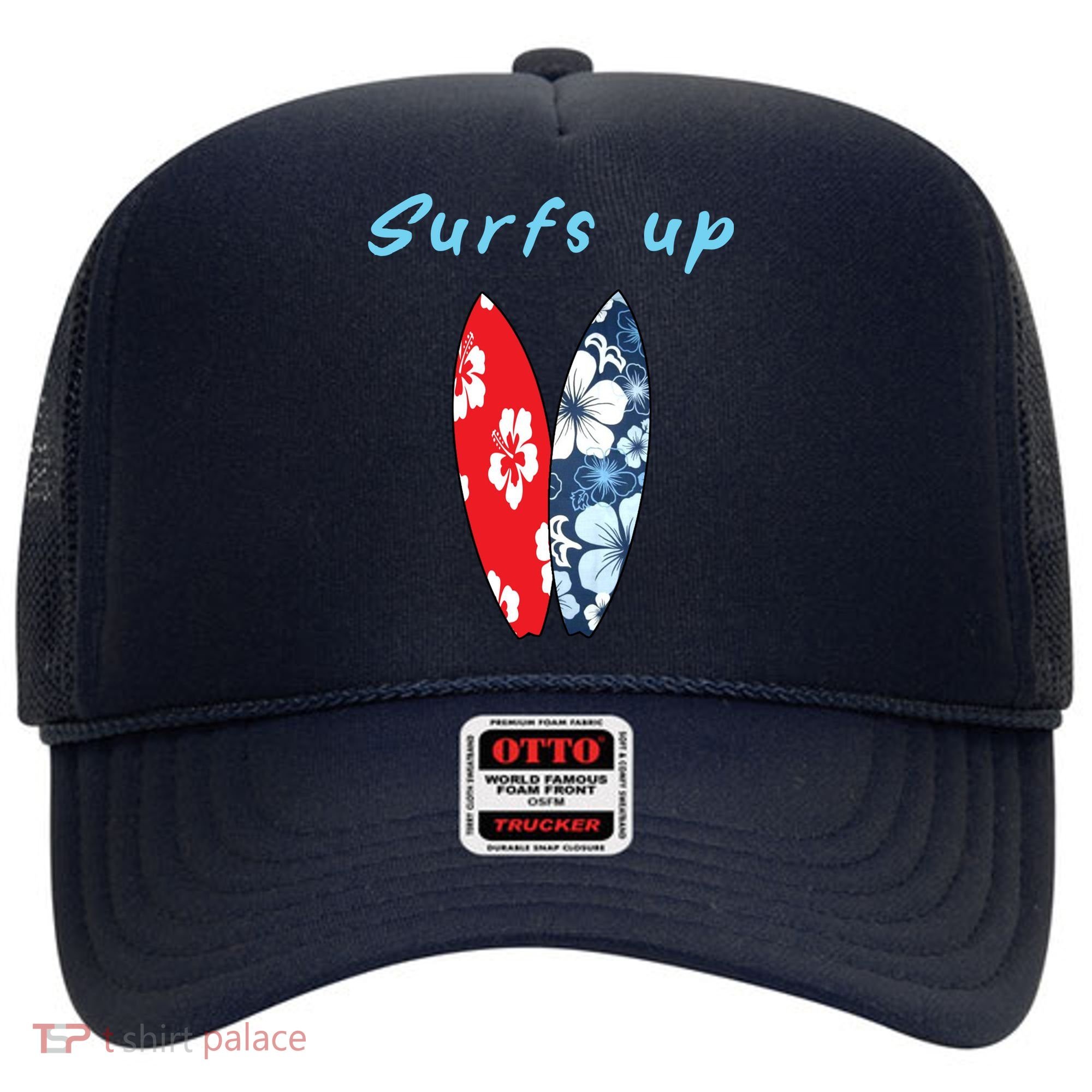 Surfs Up Hawaiian Style Hat
