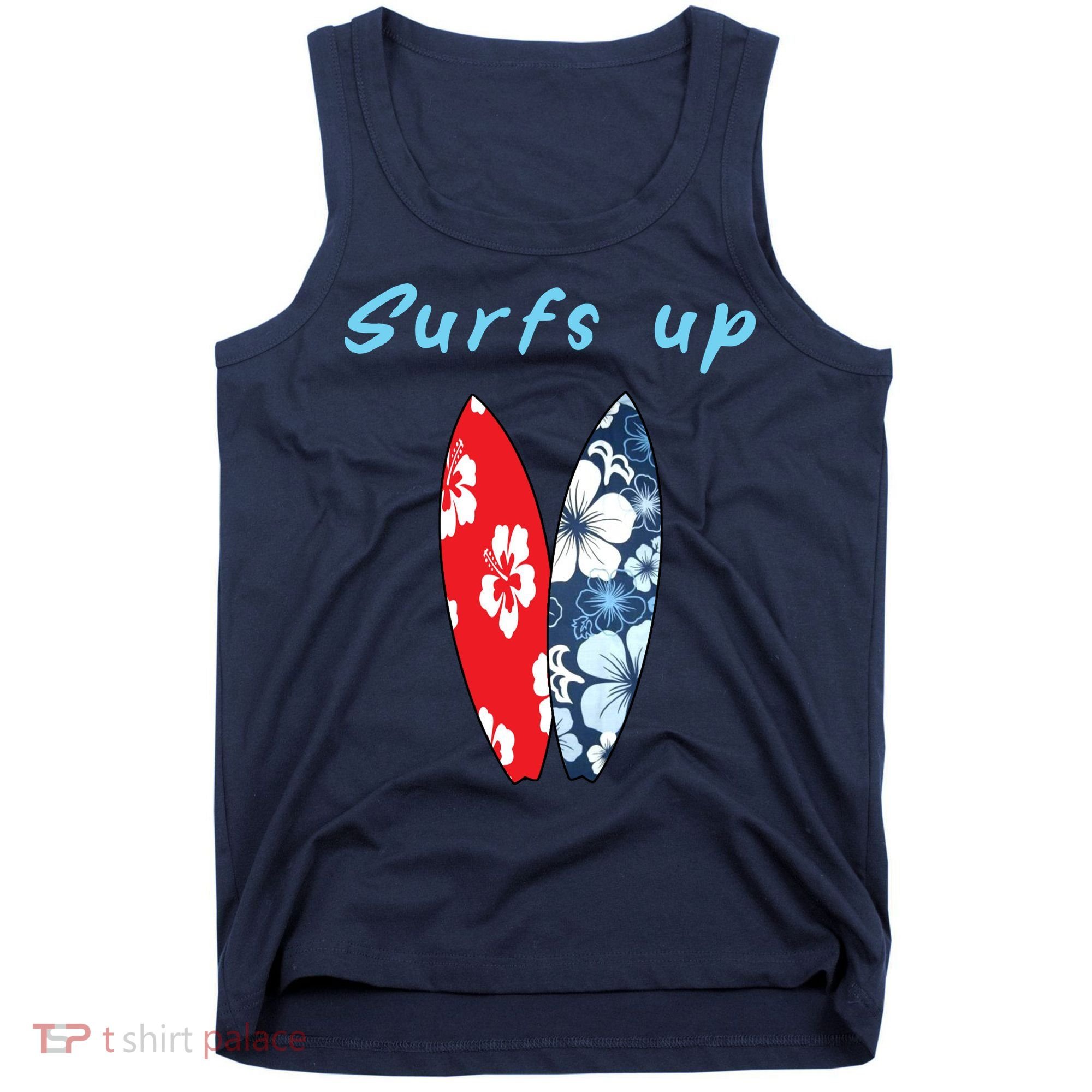 Surfs Up Hawaiian Style Tank Top