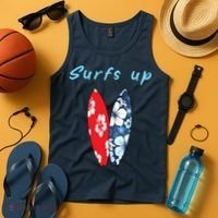 Surfs Up Hawaiian Style Tank Top thumb 4