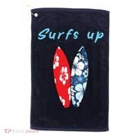 Surfs Up Hawaiian Style Golf Towel thumb 0