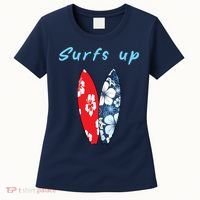 Surfs Up Hawaiian Style Women's T-Shirt thumb 0