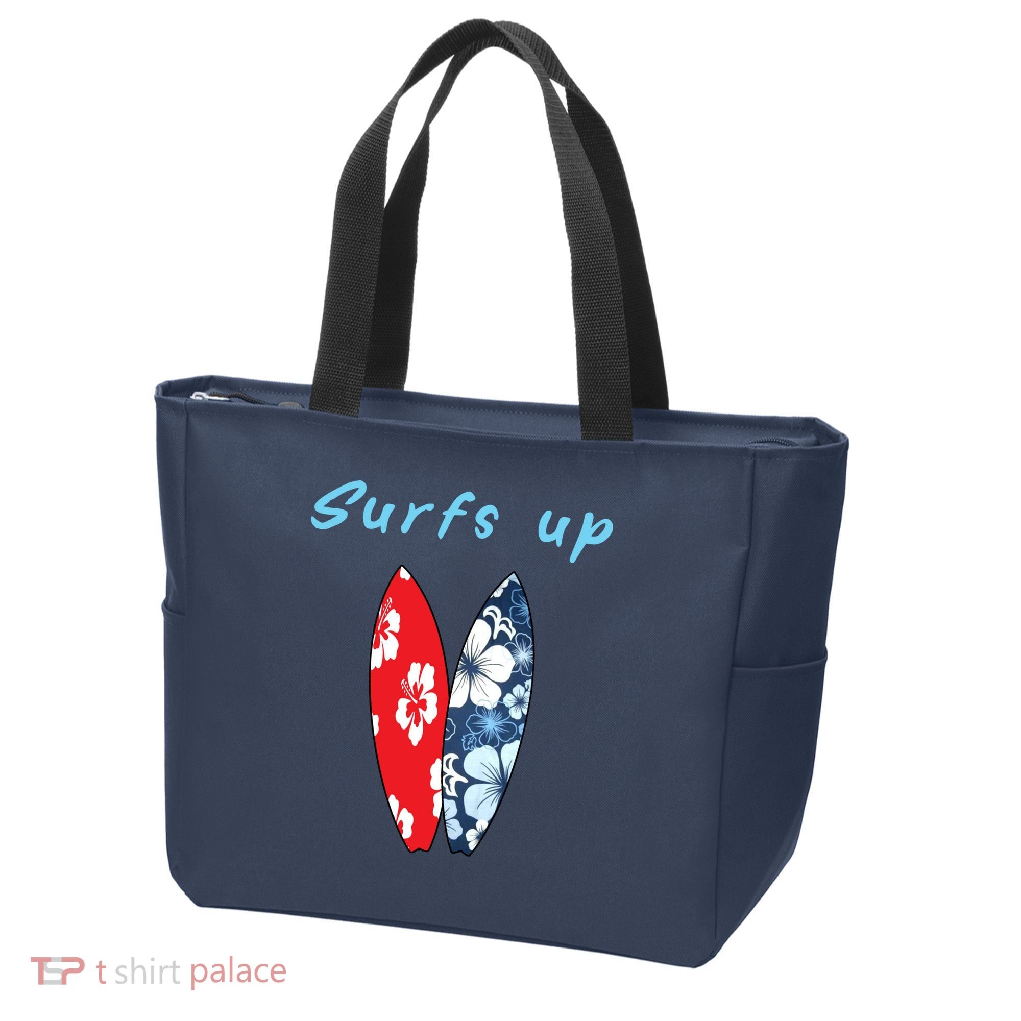 Surfs Up Hawaiian Style Tote Bag