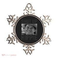 Shut Up Hippie Ronald Reagan Anti Liberal Republican Ornament thumb 0