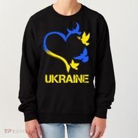 Support Ukraine Heart Doves Women's Sweatshirt thumb 0