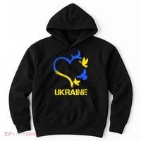 Support Ukraine Heart Doves Hoodie thumb 0