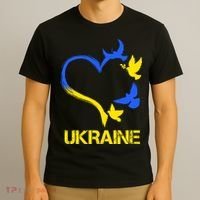 Support Ukraine Heart Doves T-Shirt thumb 3