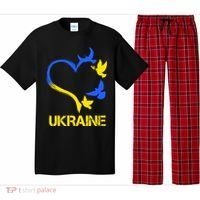 Support Ukraine Heart Doves Pajama Set thumb 0