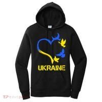 Support Ukraine Heart Doves Women's Hoodie thumb 0