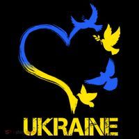Support Ukraine Heart Doves Mousepad thumb 1