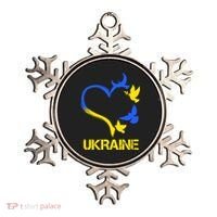 Support Ukraine Heart Doves Ornament thumb 0